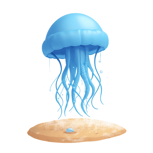 Free transparent PNG: Transparent Jellyfish  Underwater PNG, free download for clipart