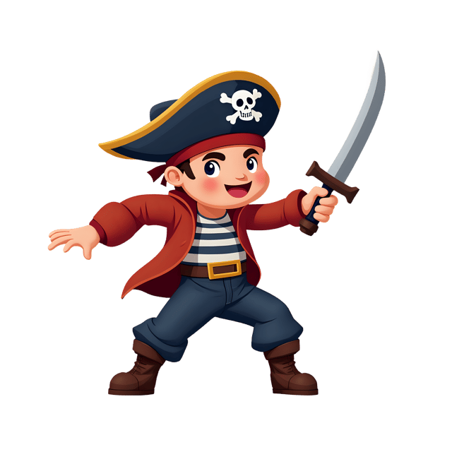 Free transparent PNG: Pirate Sword Fight Pencil Sketch Illustration for Historical and Action Art