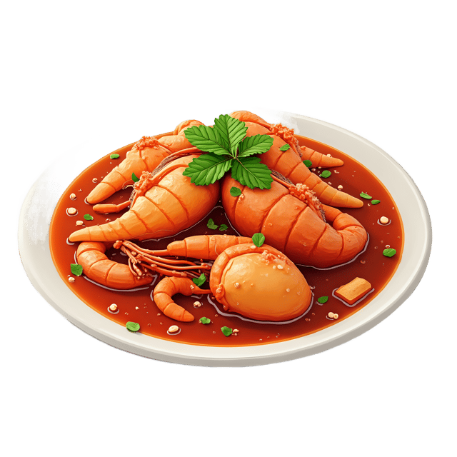 Free transparent PNG: Seafood Stew with Herb Garnish  Free PNG Download for Recipe Visuals