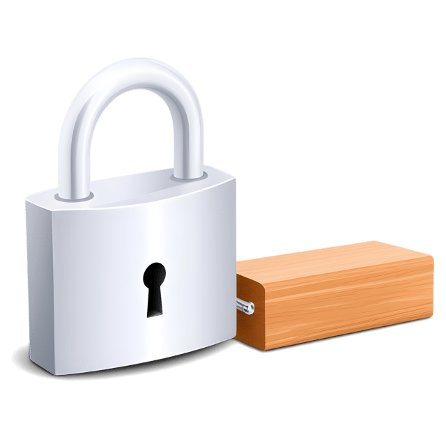 Free transparent PNG: Silver Padlock on Wooden Bench PNG Transparent Background