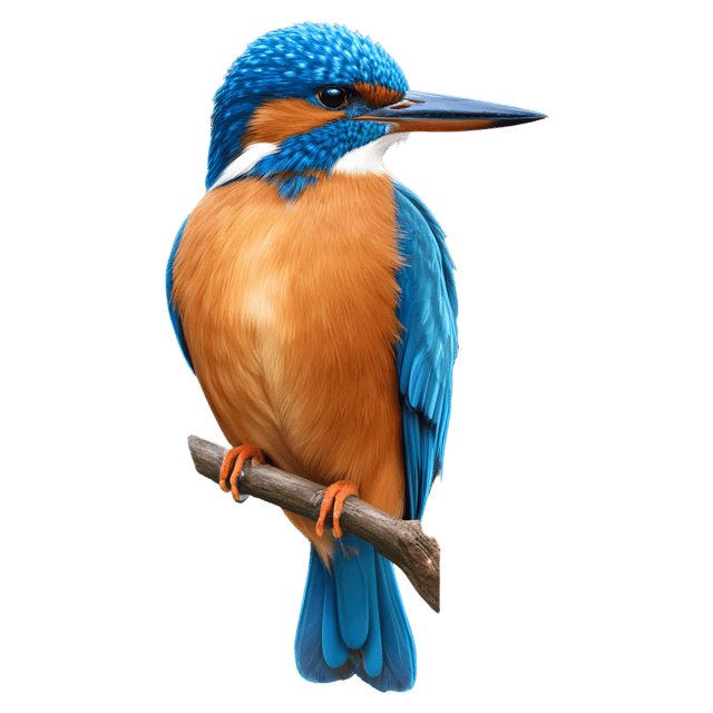 Free transparent PNG: Kingfisher Bird PNG with Transparent Background for Art and Design