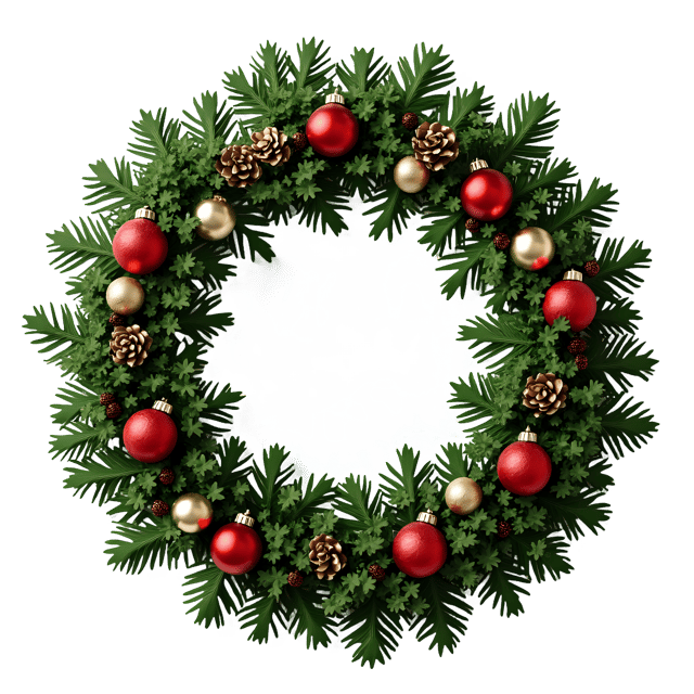 Free transparent PNG: Christmas Wreath PNG Clipart  Perfect for Holiday Decor  Crafts