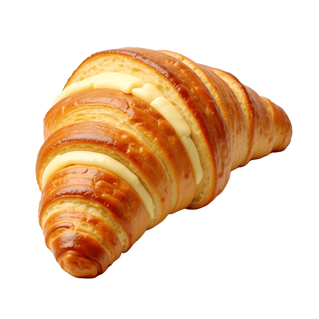 Free transparent PNG: Crispy Croissant PNG with Golden Layers and Transparent Background