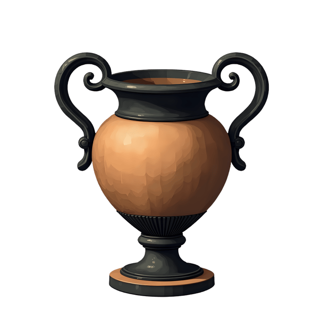 Free transparent PNG: Greek Amphora Urn PNG Clipart  Ancient Artifacts for Design and Education