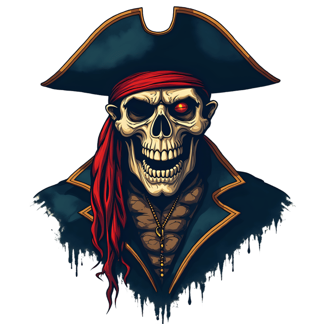 Free transparent PNG: Angry Pirate PNG Download  Ideal for Nautical Themes and Illustrations