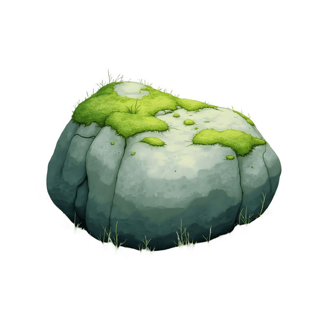 Free transparent PNG: Mossy Rock  Nature Clipart, free transparent png download