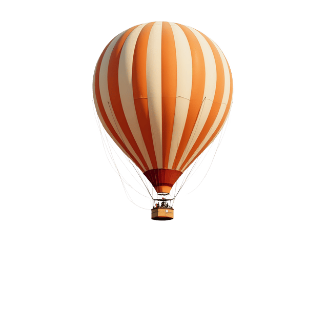 Free transparent PNG: Hot Air Balloon Transparent PNG for Desert and Sky Imagery