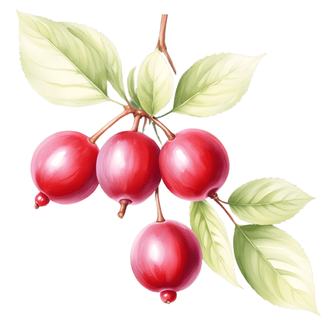Free transparent PNG: Juicy Serviceberry Fruit PNG with Transparent Background for Design Use