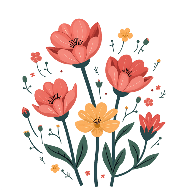 Free transparent PNG: Blushing Spring Garden Flowers Collection  Free Downloadable PNG Clipart