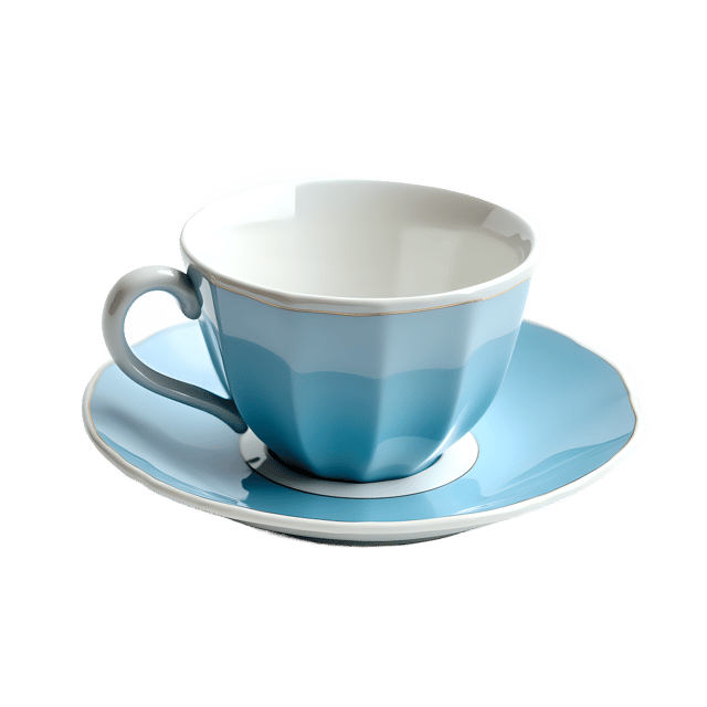 Free transparent PNG: Blue and White Tea Cup PNG Clipart  Perfect for Beverage Designs  Ceramics