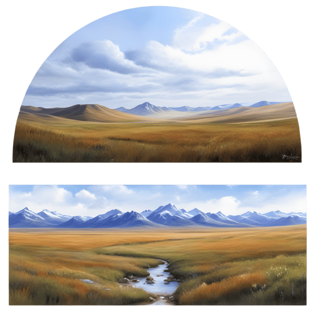 Free transparent PNG: Tundra Landscape Transparent PNG for Nature and Decorative Uses