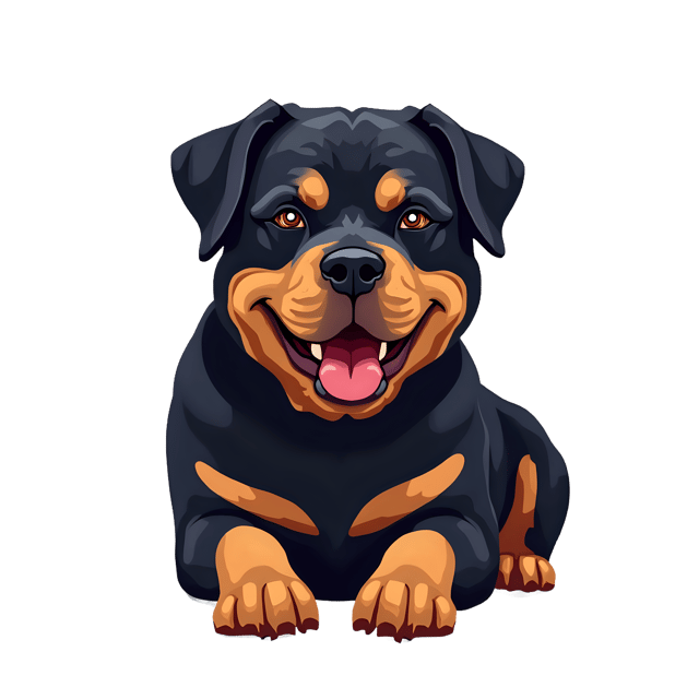 Free transparent PNG: Rottweiler Dog PNG Download  Loyal Companion for Pets  Designs