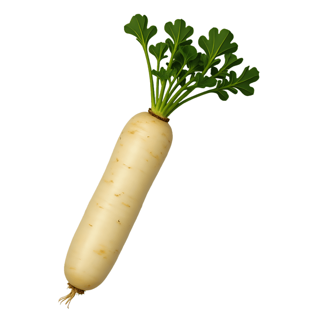 Free transparent PNG: Daikon Radish PNG Clipart  Perfect for Asian Cuisine  Health Projects