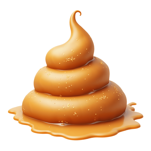 Free transparent PNG: Caramel Swirl Scoop with Gold Dust  Dessert Clipart, free downloadable png