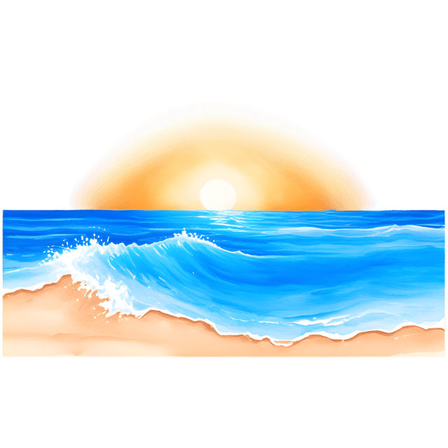 Free transparent PNG: Coastal Scene with Crashing Waves PNG