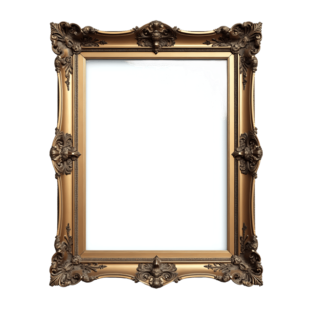 Free transparent PNG: Ornate Frame PNG Clipart  Perfect for Design Projects  Crafts