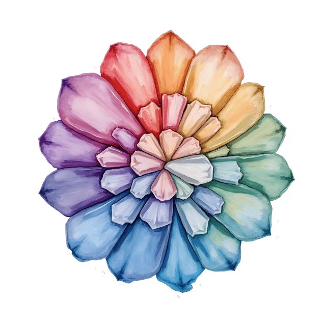 Free transparent PNG: Iridescent Glass Tesserae PNG  Modern Art for Crafts  Decor