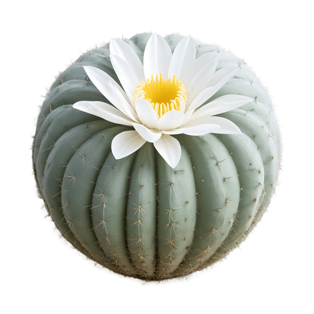 Free transparent PNG: Astrophytum Cactus Transparent PNG for Botanical Art and Design