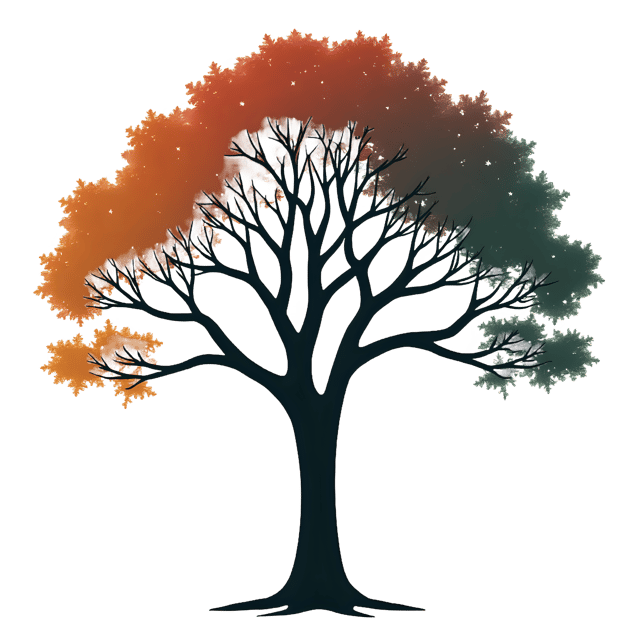 Free transparent PNG: Transparent PNG Tree with Skyward Branches for Art and Design