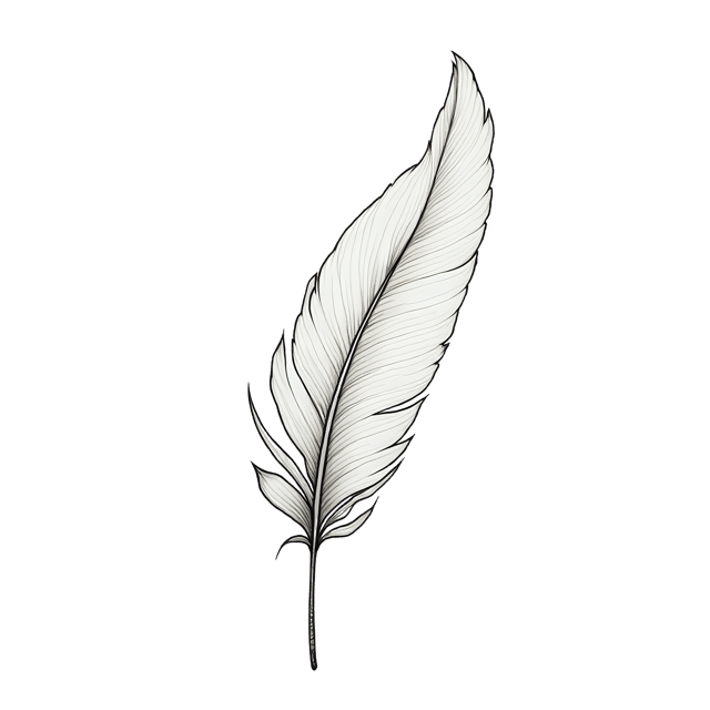 Free transparent PNG: Soft White Feather on Silk Scarf  Elegant Clipart Design, Free PNG Download