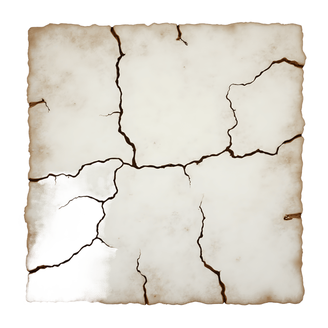 Free transparent PNG: Cracked Tile Shape PNG Clipart  Unique Design Element for Various Projects