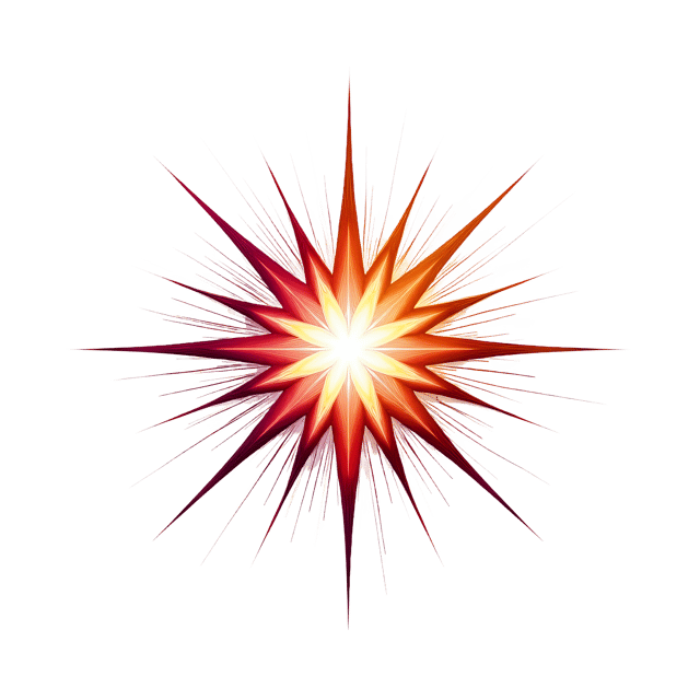 Free transparent PNG: Glitchy Star Burst  Free Glowing PNG Download
