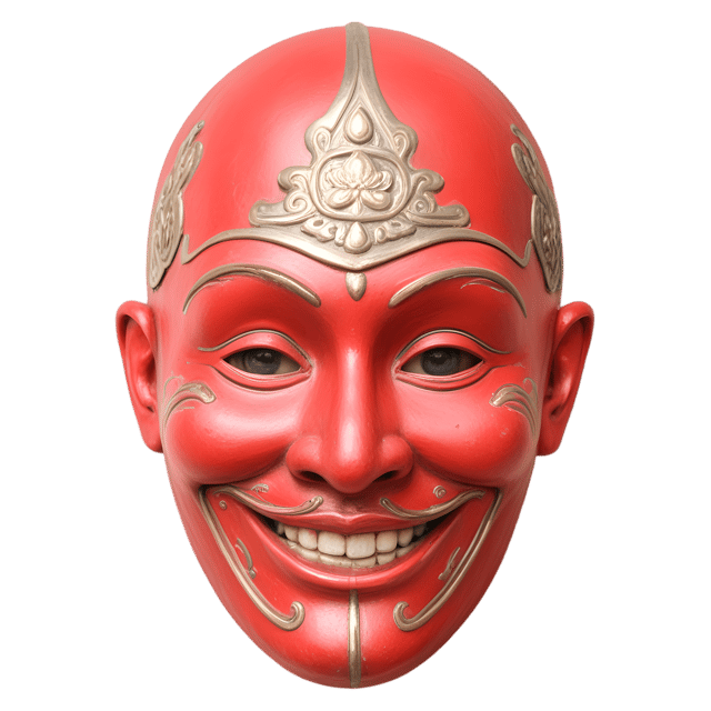 Free transparent PNG: Vietnamese Mask Transparent PNG for Cultural and Artistic Uses
