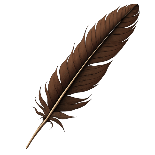 Free transparent PNG: Vintage Writing Feather on Velvet Cloth  Elegant Clipart, free png download
