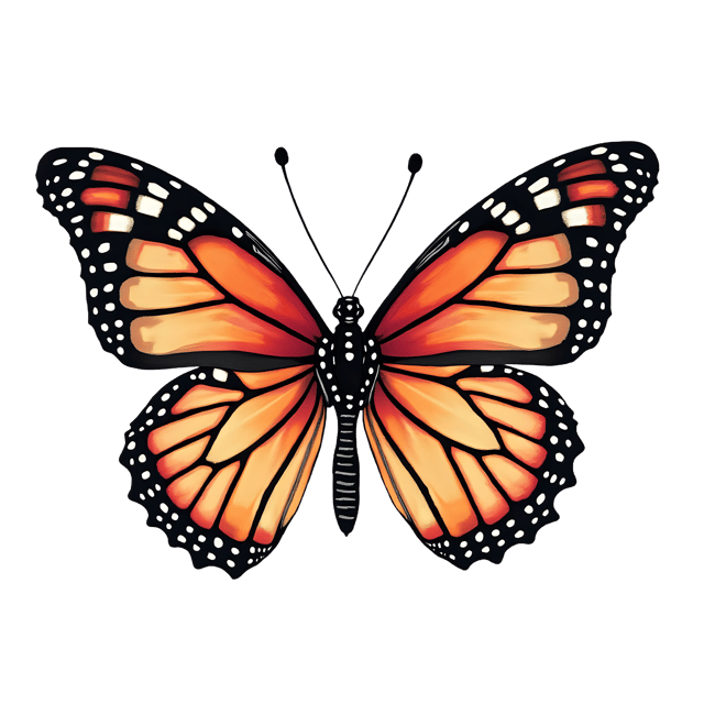 Free transparent PNG: Colorful Butterfly PNG with Transparent Background for Art and Design