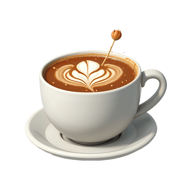 Free transparent PNG: Coffee  Foam Art Tulip Design Clipart, free download png