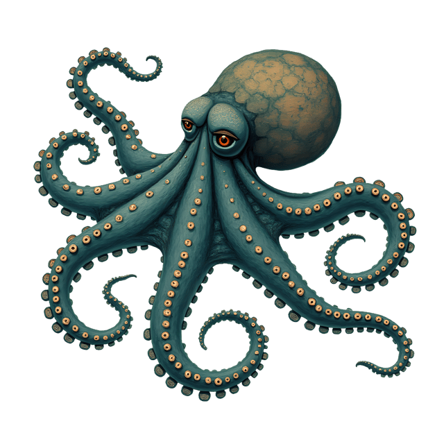 Free transparent PNG: Octopus PNG Clipart  Versatile Design Element for Underwater Themes