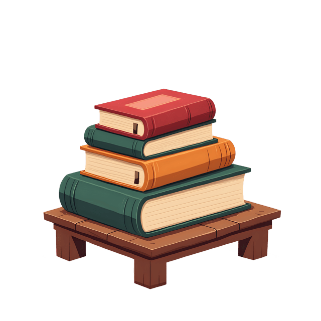 Free transparent PNG: Stack of Old Books on Wooden Table PNG with Transparent Background