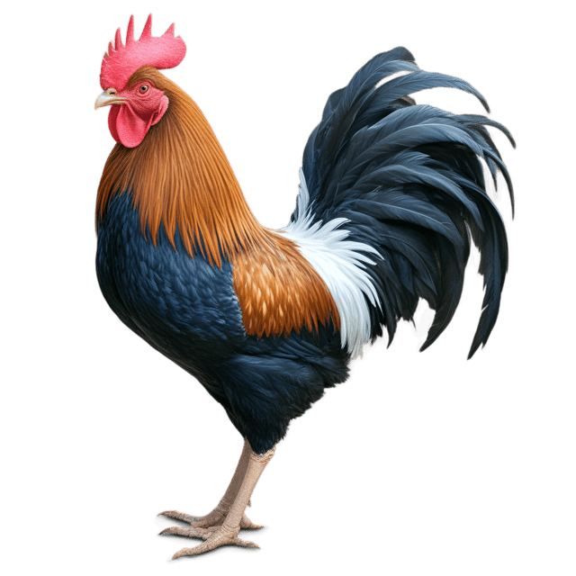 Free transparent PNG: Transparent PNG Rooster Bird for Artistic and Decorative Uses