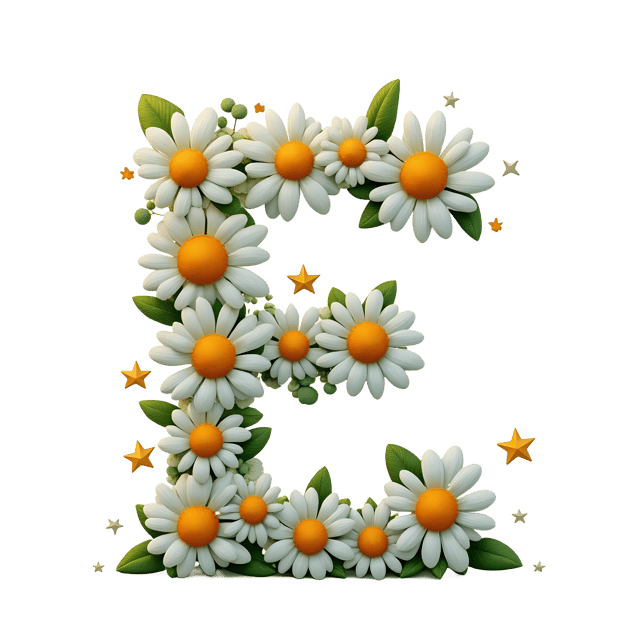 Free transparent PNG: Playful Daisy Cluster E PNG with White Petals and Yellow Centers for Decorative Use