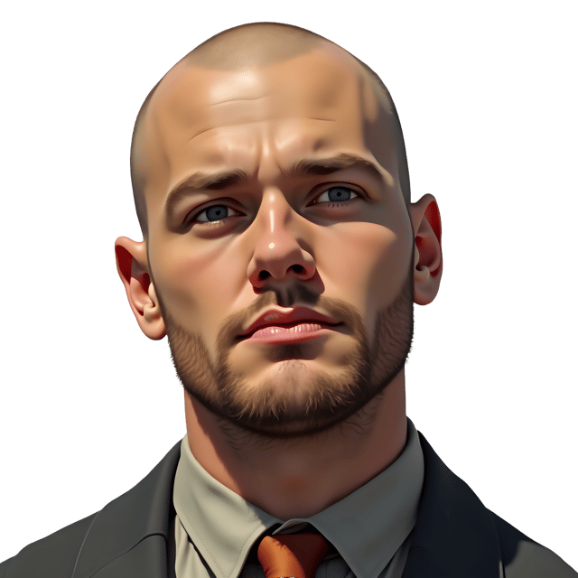 Free transparent PNG: Bald Man Portrait PNG Clipart  Ideal for Portraits  Design Projects