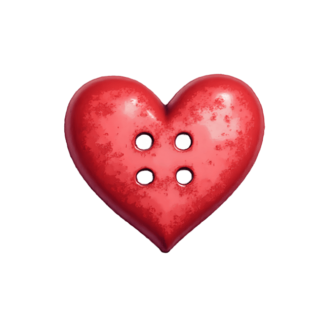 Free transparent PNG: Heart Button  Cute Clipart, free download png