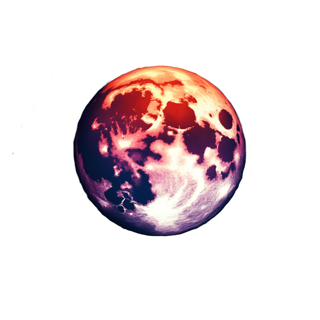 Free transparent PNG: Color Swirl in Space Behind Moon  Free PNG Download