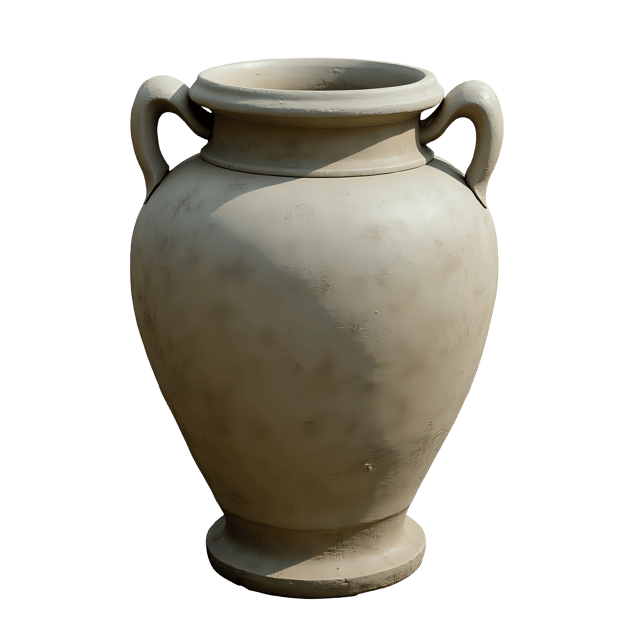 Free transparent PNG: Antique Stone Vase PNG with Weathered Look and Transparent Background