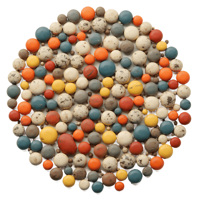 Free transparent PNG: Round Tesserae PNG Clipart  Perfect for Mosaic Art  Design Projects