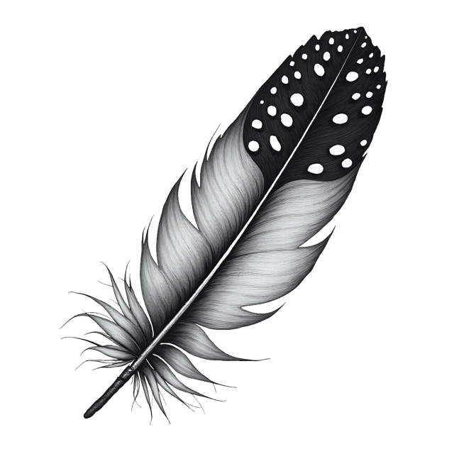 Free transparent PNG: Speckled Wing Feather  Nature Clipart, free transparent png download