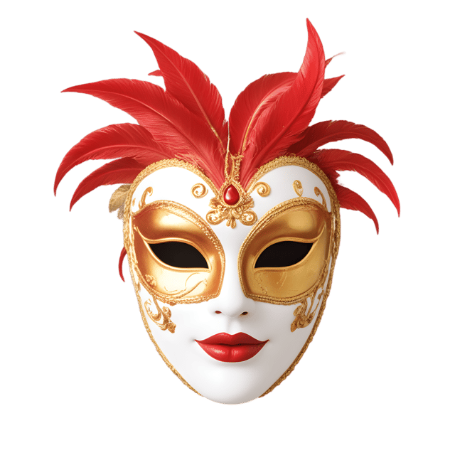 Free transparent PNG: Venetian Mask PNG with Transparent Background for Art and Design Projects