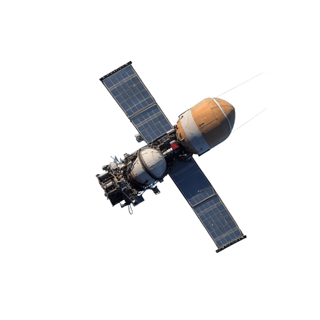 Free transparent PNG: Satellite in Motion Over Star Field  Space Clipart, free downloadable png