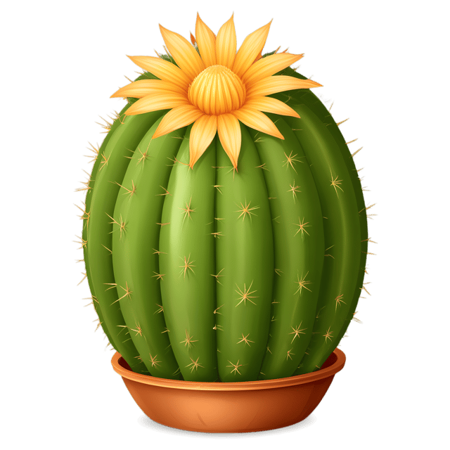 Free transparent PNG: Transparent Background Barrel Cactus PNG