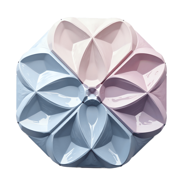 Free transparent PNG: Geometric Pattern with Glossy Finish PNG