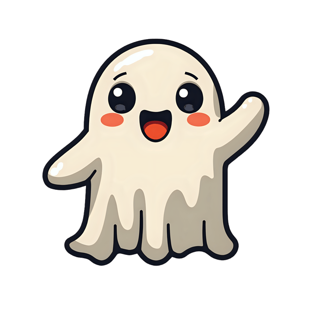 Free transparent PNG: Ghost Emoji PNG Clipart  Perfect for Halloween  Spooky Themes