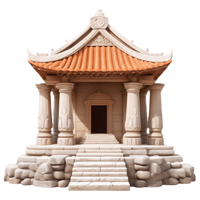 Free transparent PNG: Ancient Temple Stone Carvings Transparent PNG