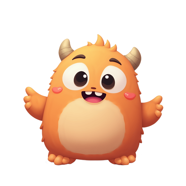 Free transparent PNG: 7 Fluffy Monster Plushie PNG with Transparent Background for Adorable and Gentle Imagery