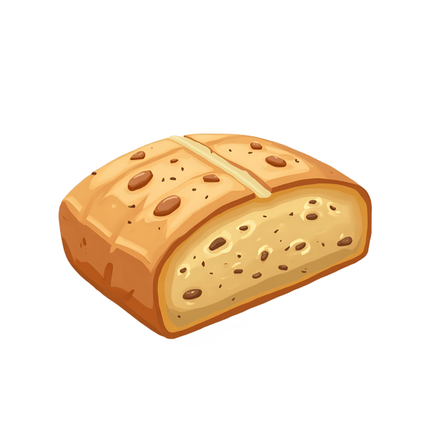 Free transparent PNG: Focaccia Bread Slice  Italian Bakery Clipart, free downloadable png