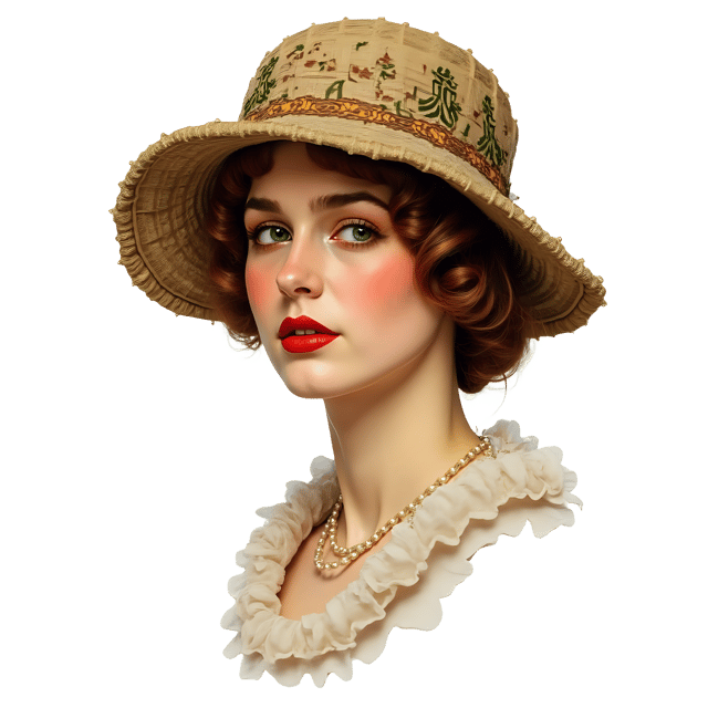 Free transparent PNG: Victorian Bonnet PNG Clipart  Elegant Fashion Statement for Historical Designs