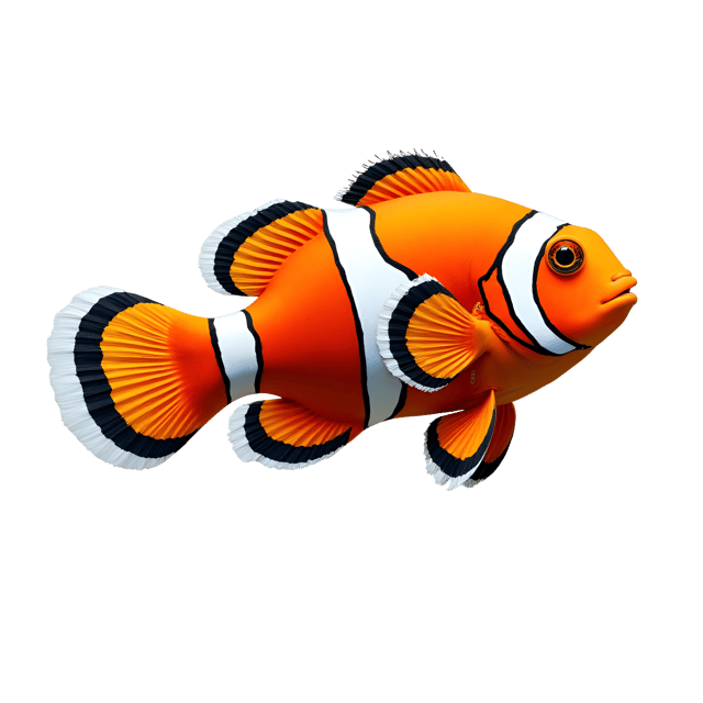 Free transparent PNG: Tropical Fish Acrylic Painting on Transparent Background